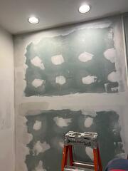 bathroom wall
