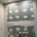 bathroom wall