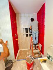 shower area work