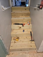 wood steps