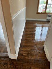 after finish floor