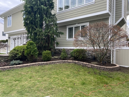 nice design flower bed