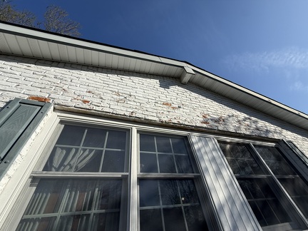 rustic brick wall painting
