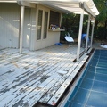 old deck around pool