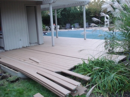 low maintenance composite deck replacement Bethpage