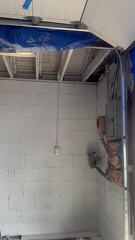 video in the middle of the work how its coming the painting work
